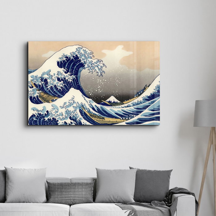 Wallity Pintura Decorativa de Vidrio Templado Multicolor 46 x 72 cm